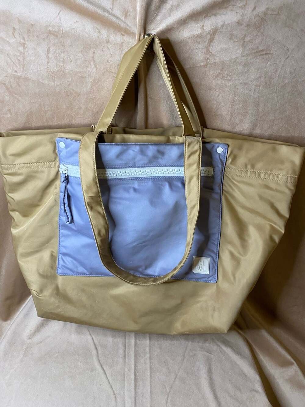 Madewell Nylon Zip-Top Tote Bag in Bronzed Lichen